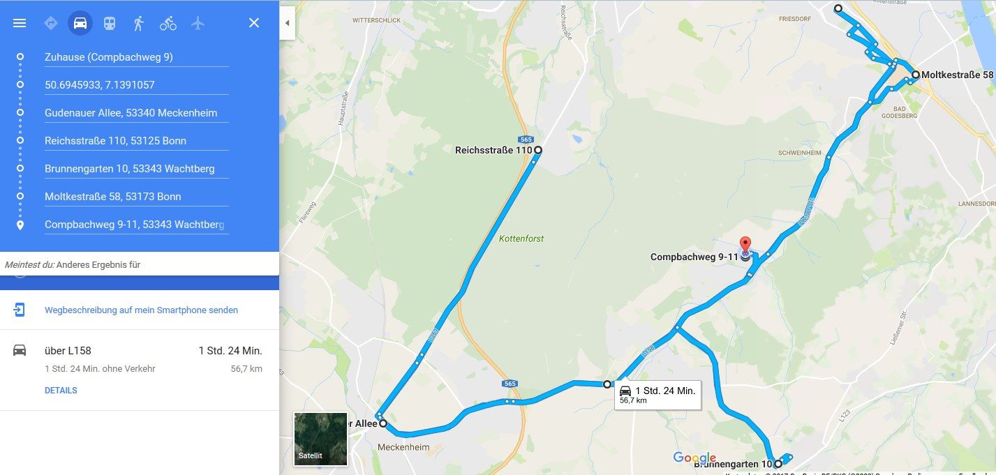 Test with GPS